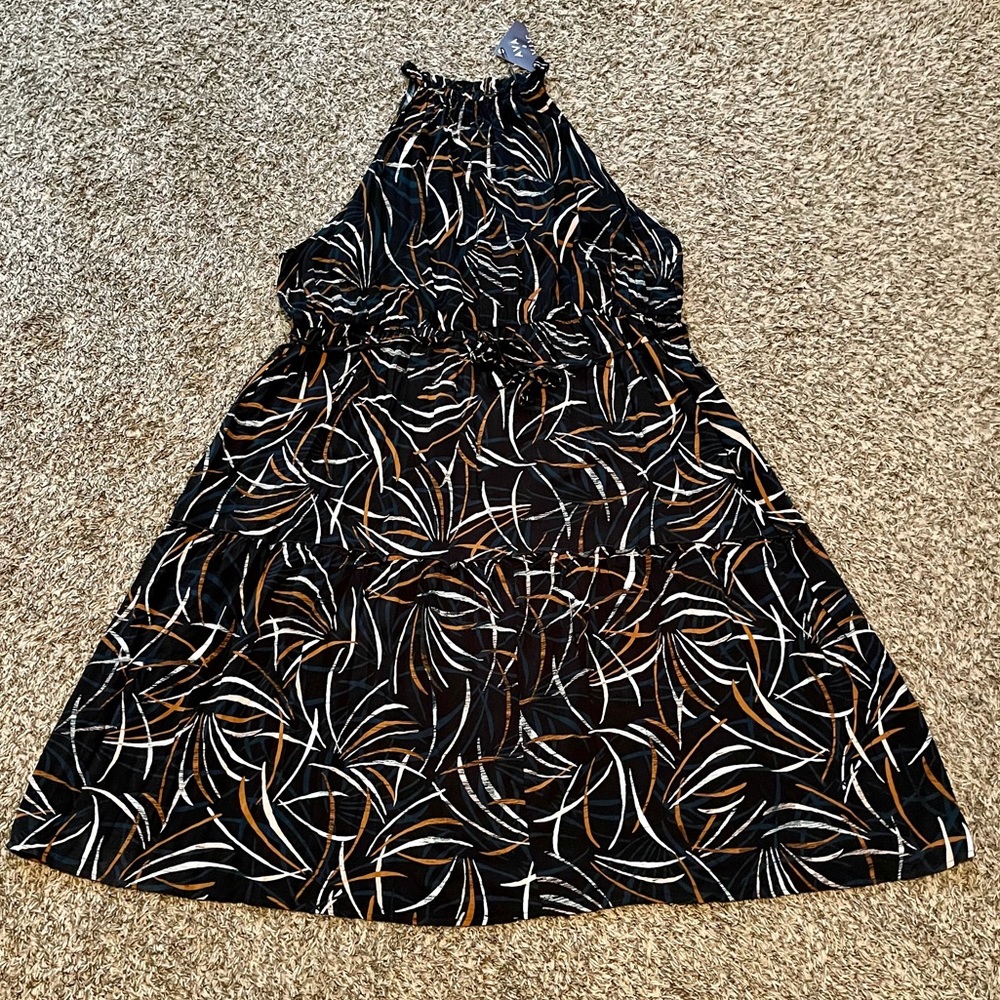 New Plus Size Sleeveless Black 3X Summer Dress - Picture 3 of 10